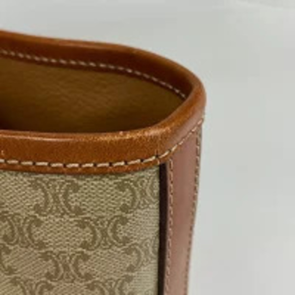 Celine Macadam tote bag bucket handbag all over canvas beige - Picture 3 of 7